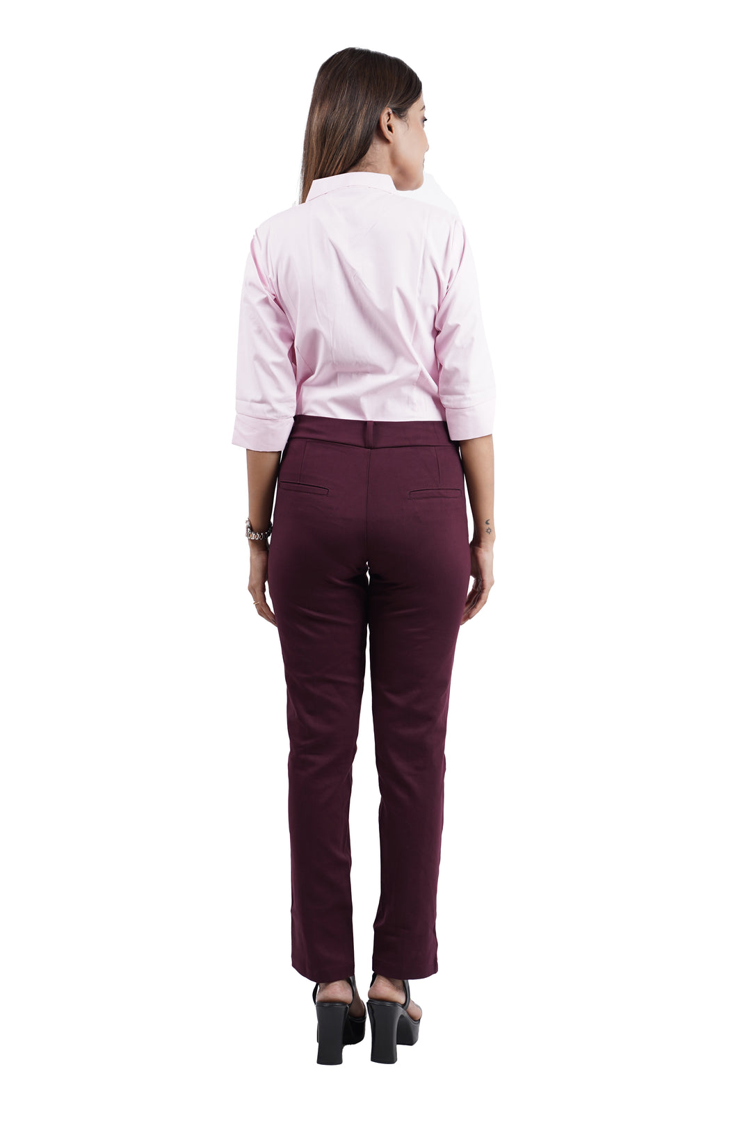 EleganceFit Trousers - wine