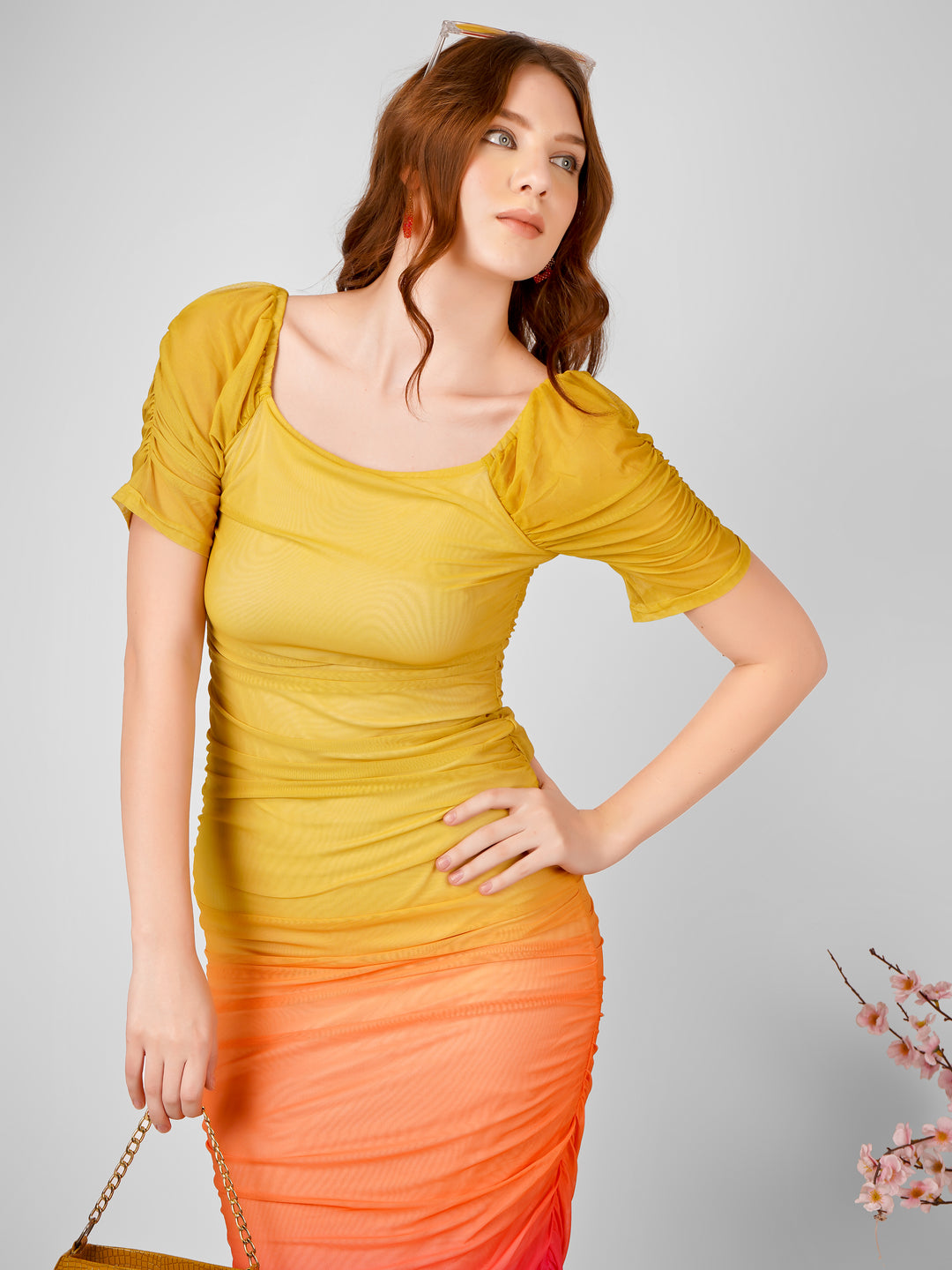 SHAPEFLEX MIDI DRESS