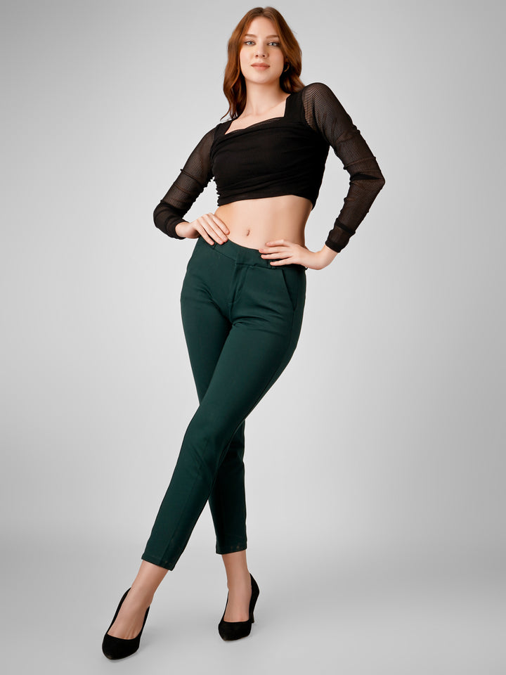 Bottle Green Good Fit Trouser