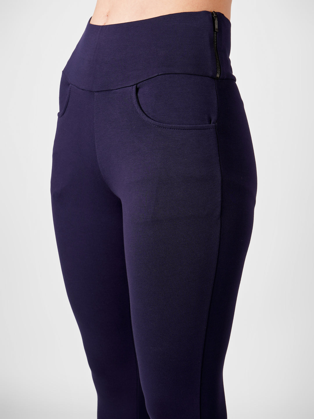 Sleek Flex Jeggings - Navy Blue