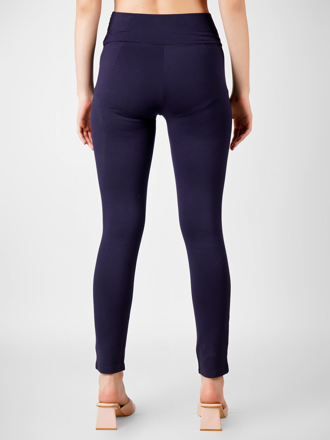 Sleek Flex Jeggings - Navy Blue