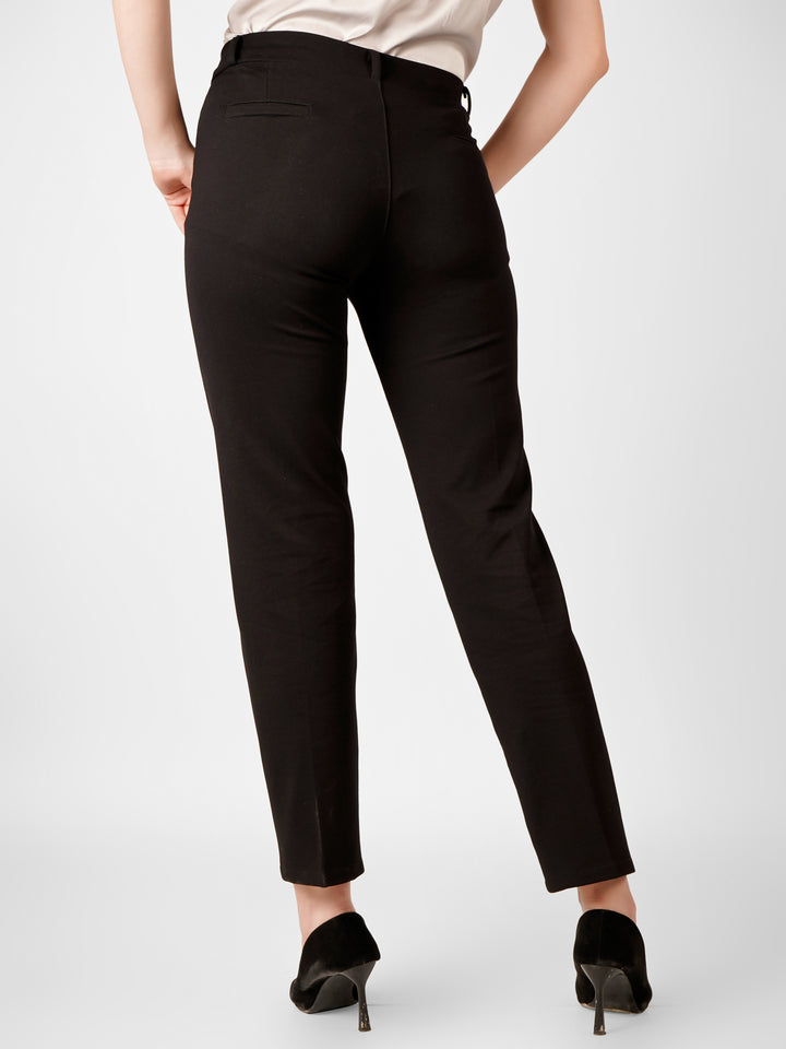 EleganceFit Trousers - Black