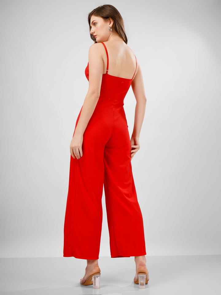 Red Classy Jumpsuit