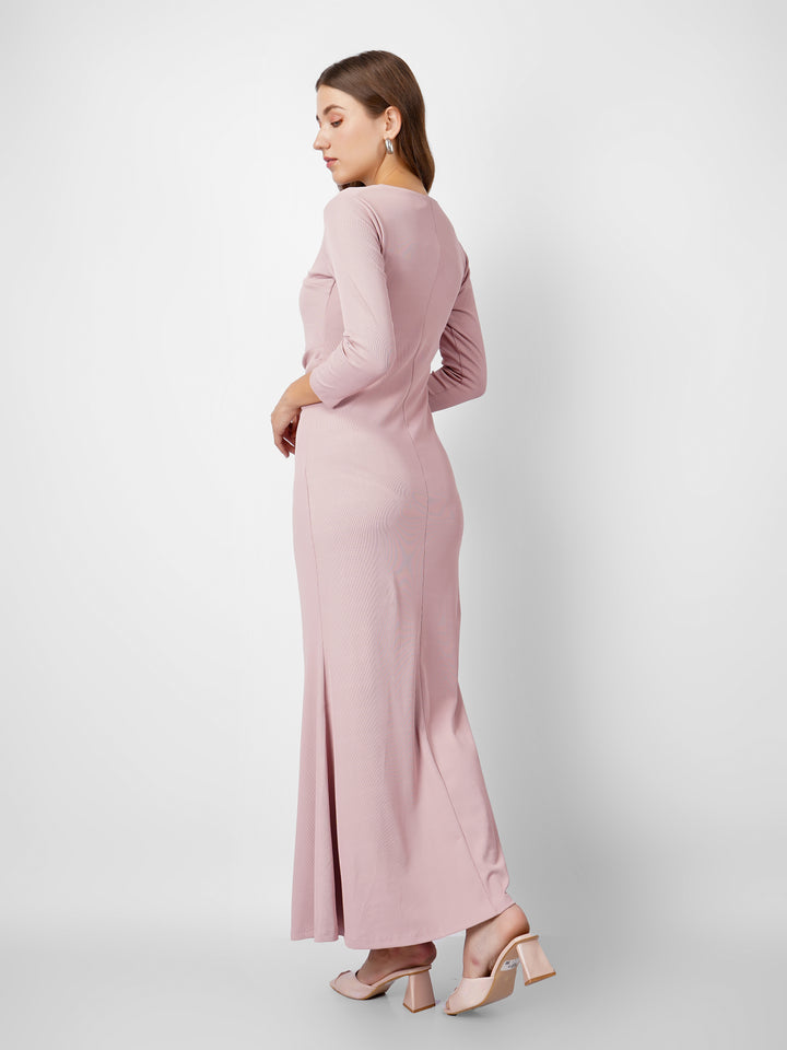 SQUARE NECK CLASSY MAXI DRESS