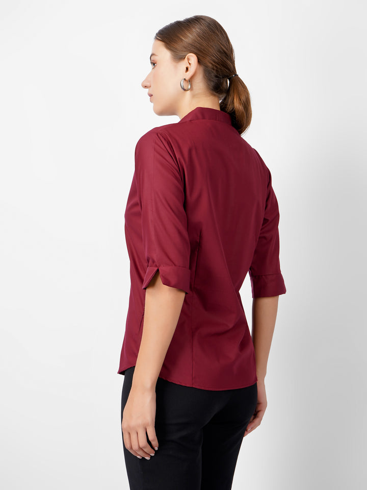 WINE CLASSIC COTTON SHIRT