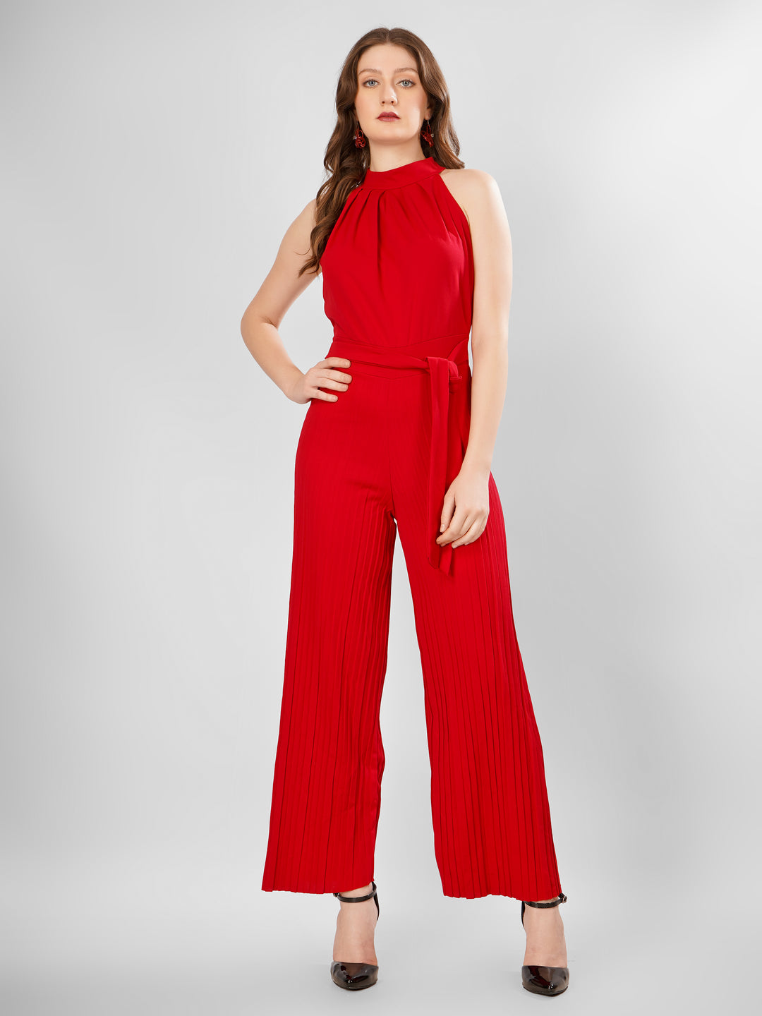 HIGH NECK STYLE JUMPSUIT