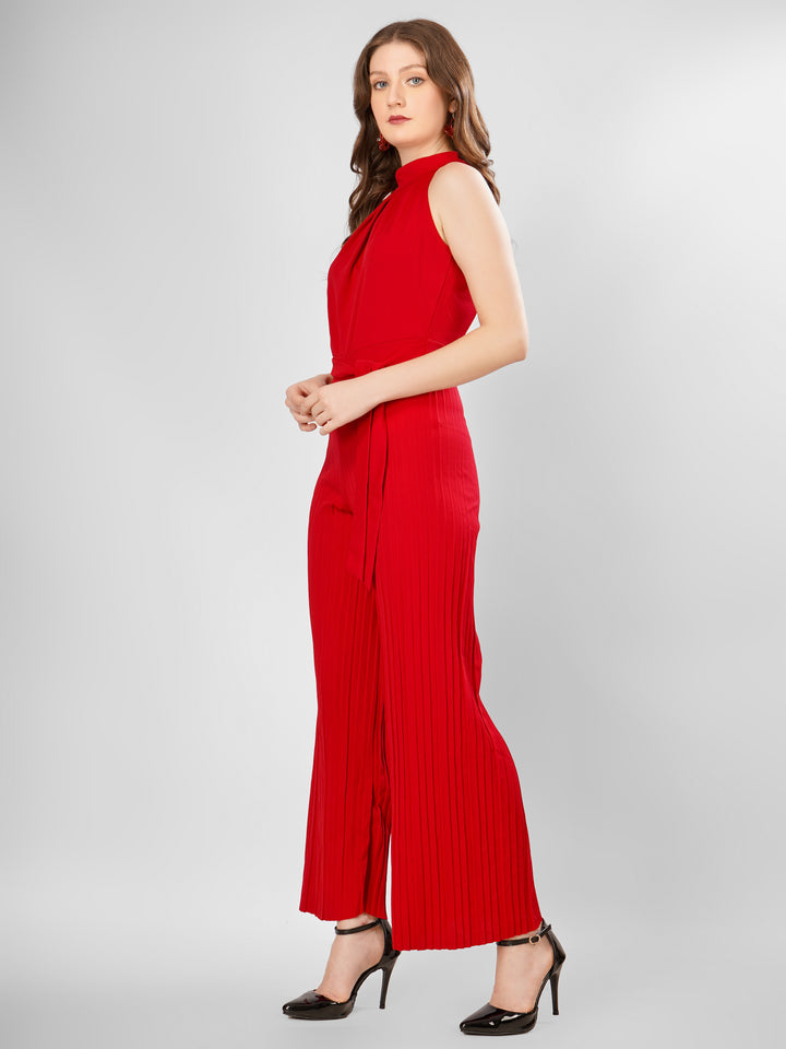 HIGH NECK STYLE JUMPSUIT