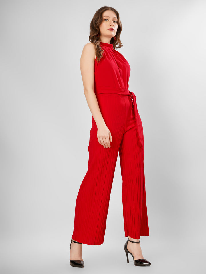 HIGH NECK STYLE JUMPSUIT