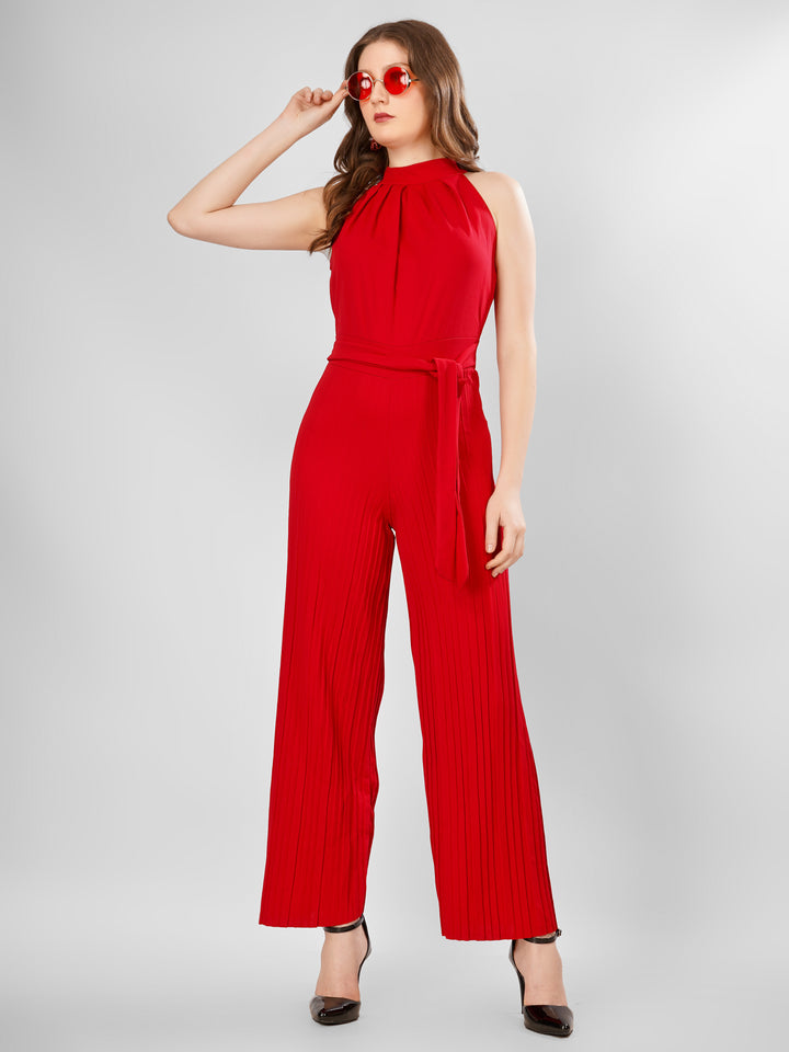 HIGH NECK STYLE JUMPSUIT