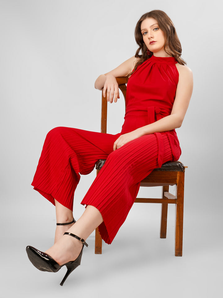 HIGH NECK STYLE JUMPSUIT