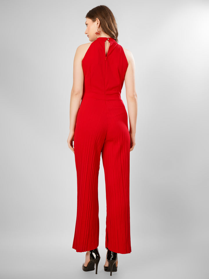 HIGH NECK STYLE JUMPSUIT