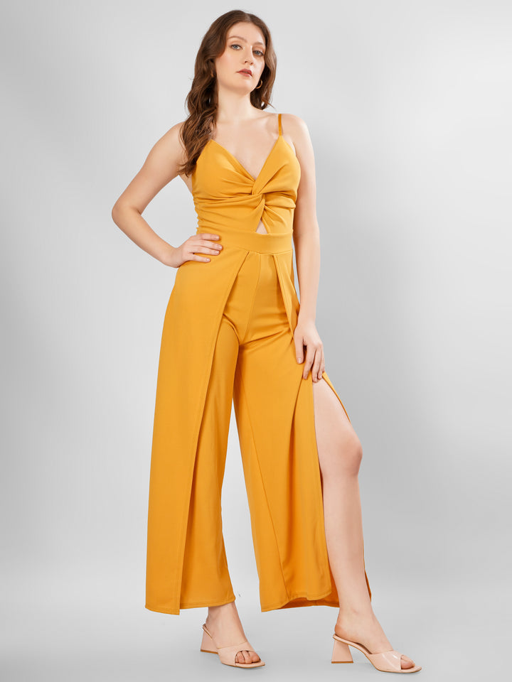 STRAPPY KNOTTED JUMPSUIT