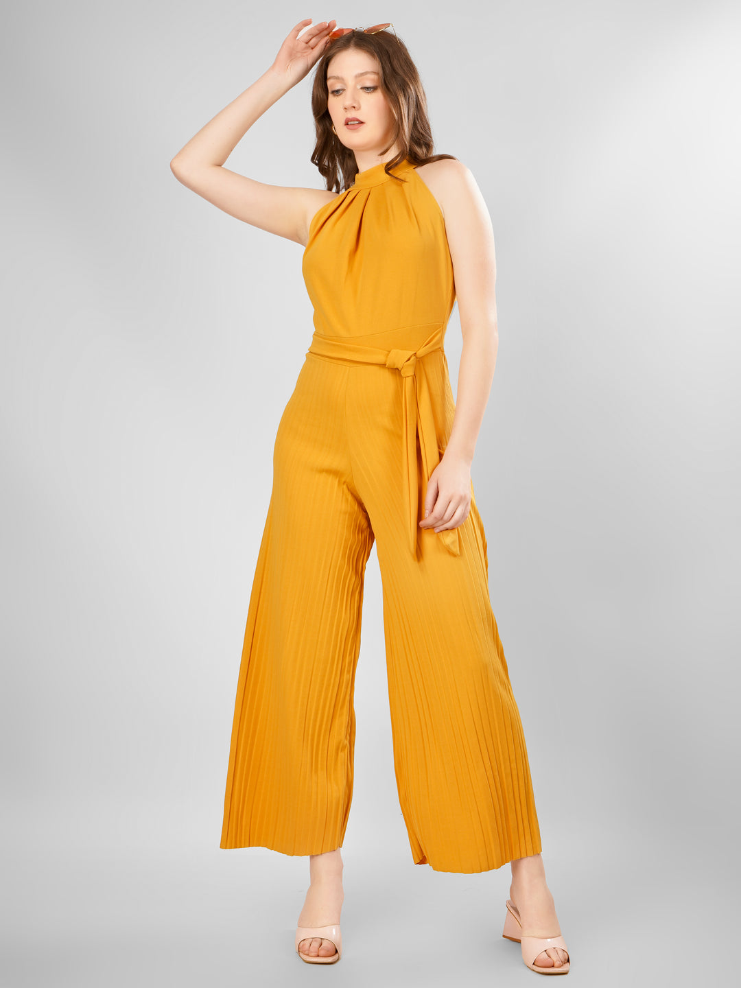 HIGH NECK STYLE JUMPSUIT