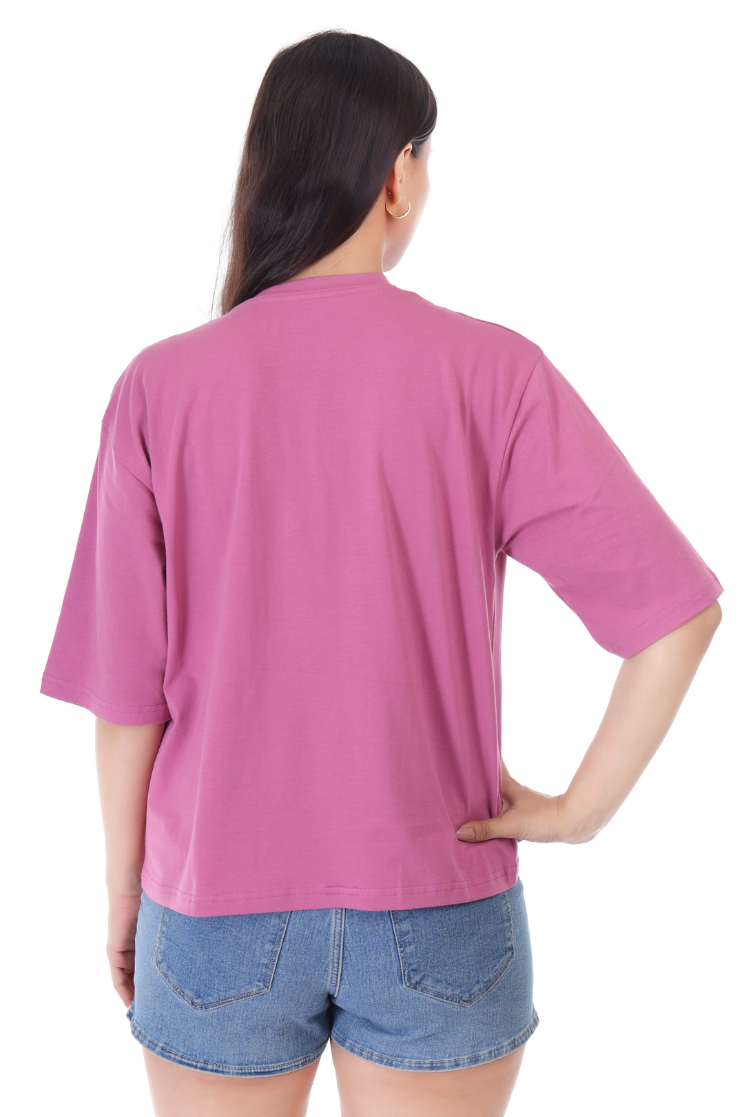 SLOUCHSTYLE TEE-PEACH