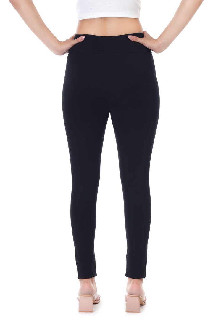 DualButton Jeggings -Black