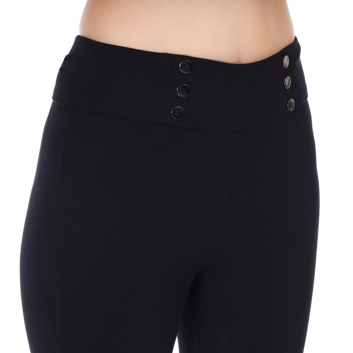 DualButton Jeggings -Black