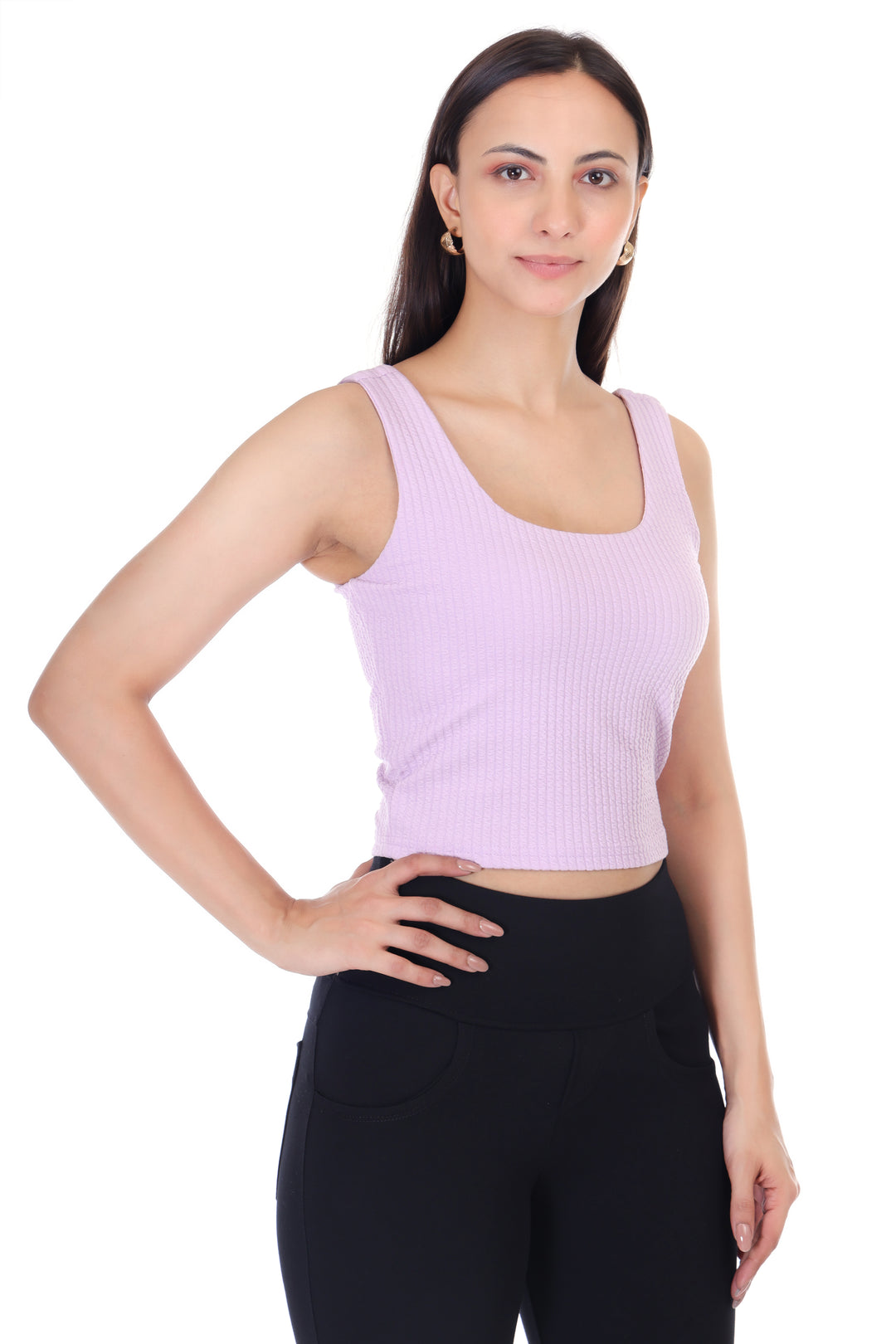 RIBBED TANK CROP TOP