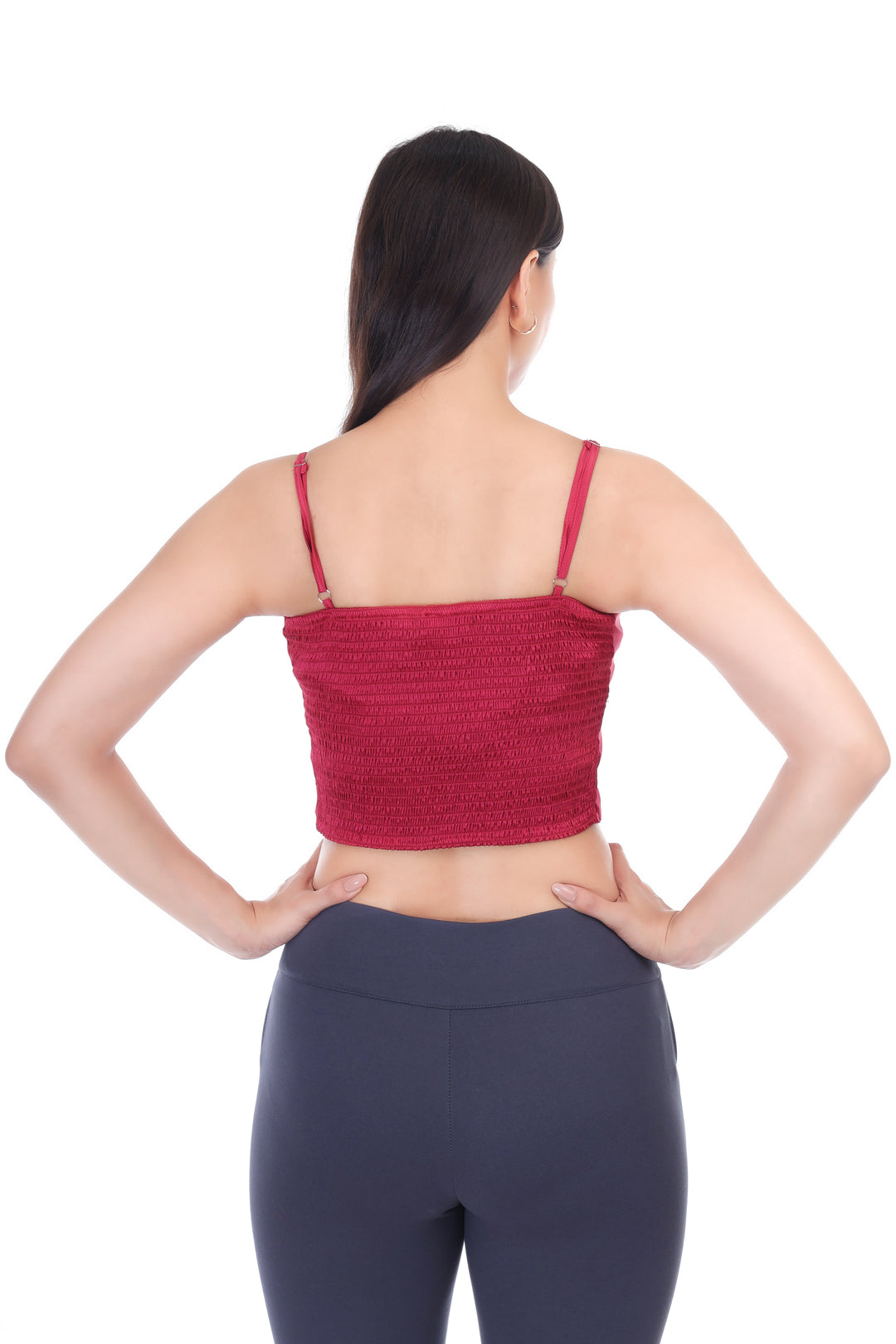 SpagFlex Top- Maroon