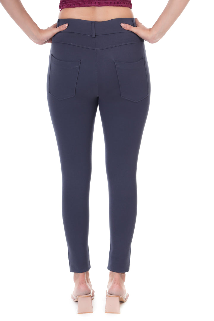 CentralZip Jeggings-Grey