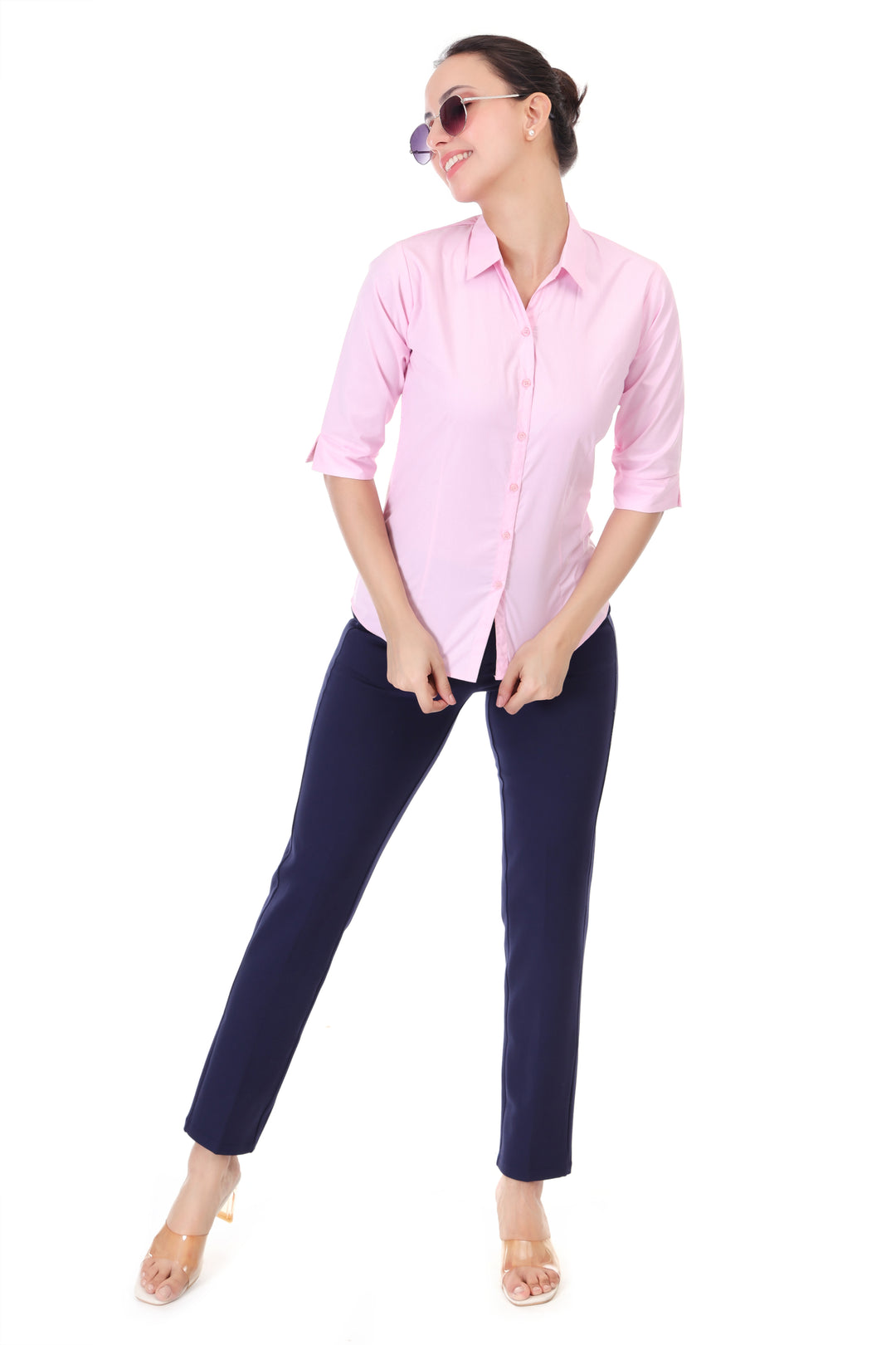 LIGHT PINK CLASSIC COTTON SHIRT