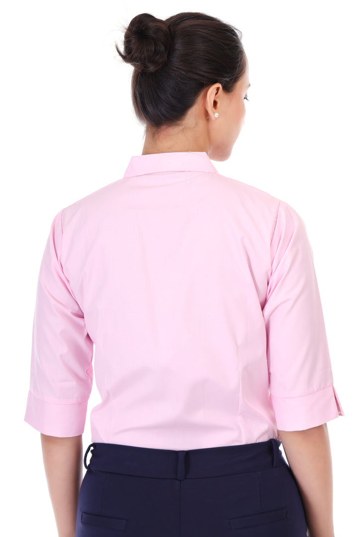 LIGHT PINK CLASSIC COTTON SHIRT