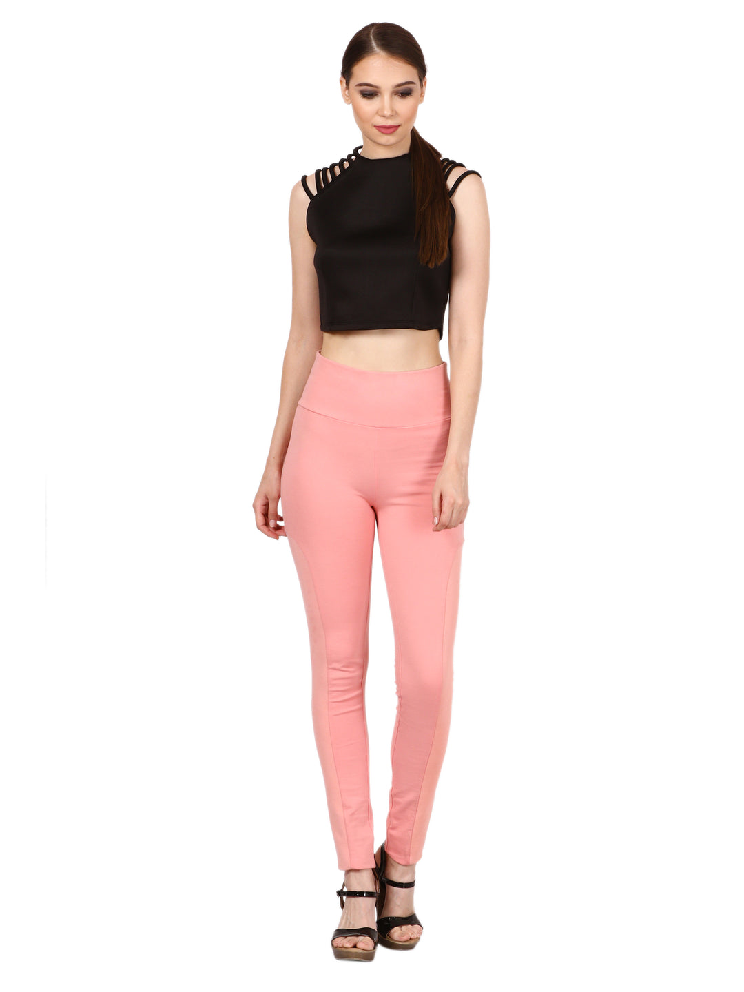 Plain Broad Waist Jegging