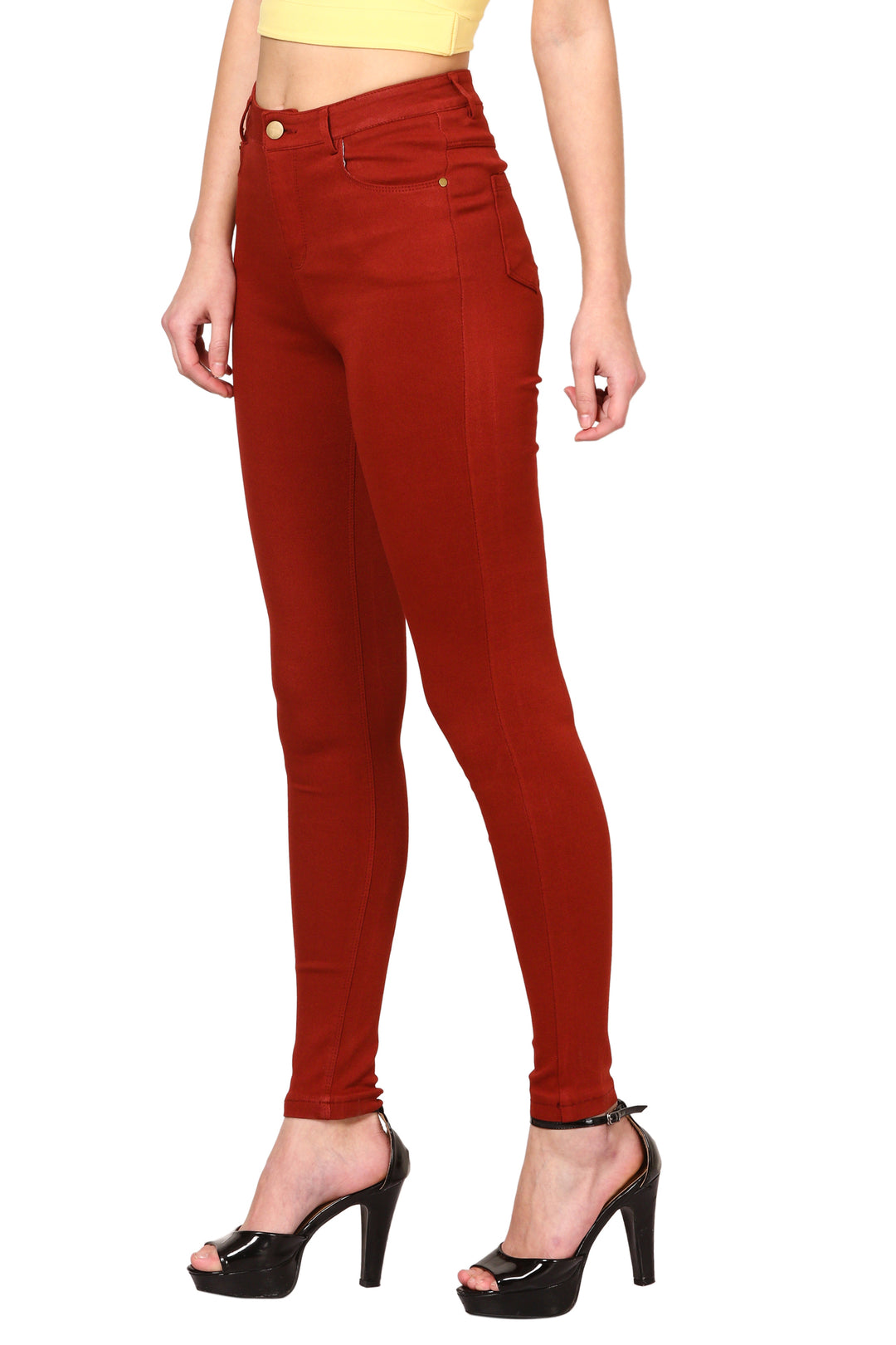 SuperFit Jeggins- Maroon