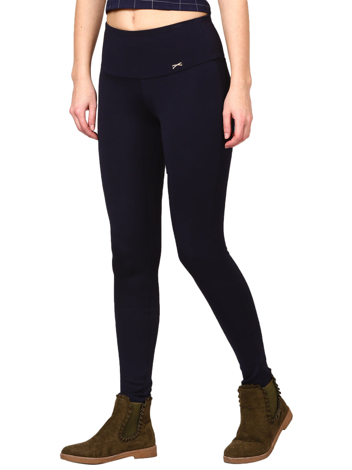 Classic Black High-Waist Jeggings