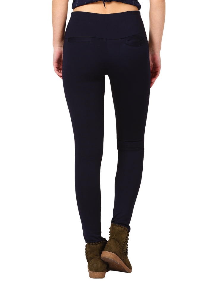 Classic Black High-Waist Jeggings