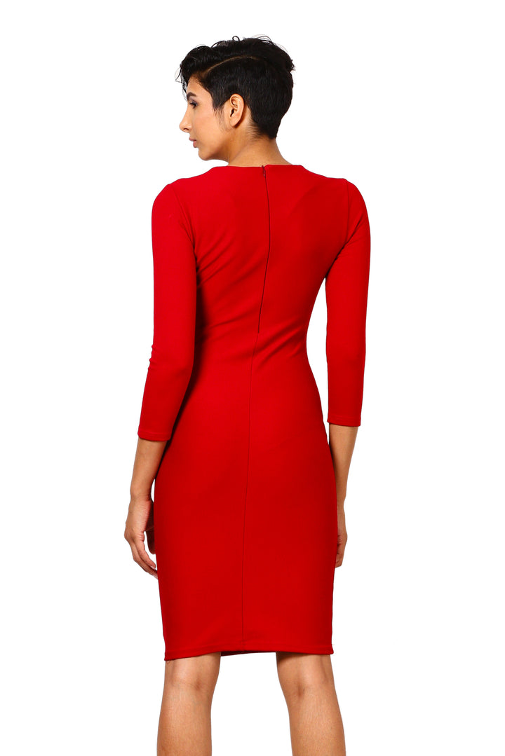 Timeless Elegance Formal Dress- Red